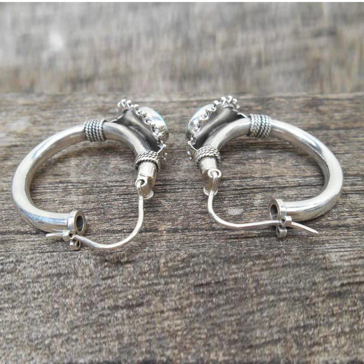 VINTAGE TURQUESA™ | PENDIENTES ESTILO BOHEMIO