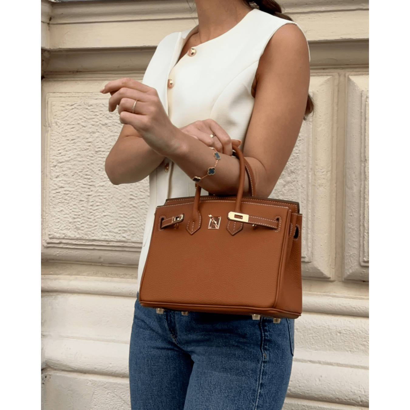 Alicia - Bolso de cuero de vaca de alta calidad