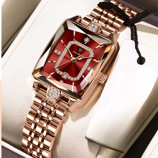 Reloj RoseRed – Diseño rectangular
