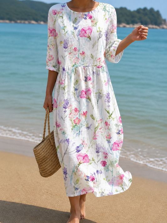 Uley | Vestido con diseño floral