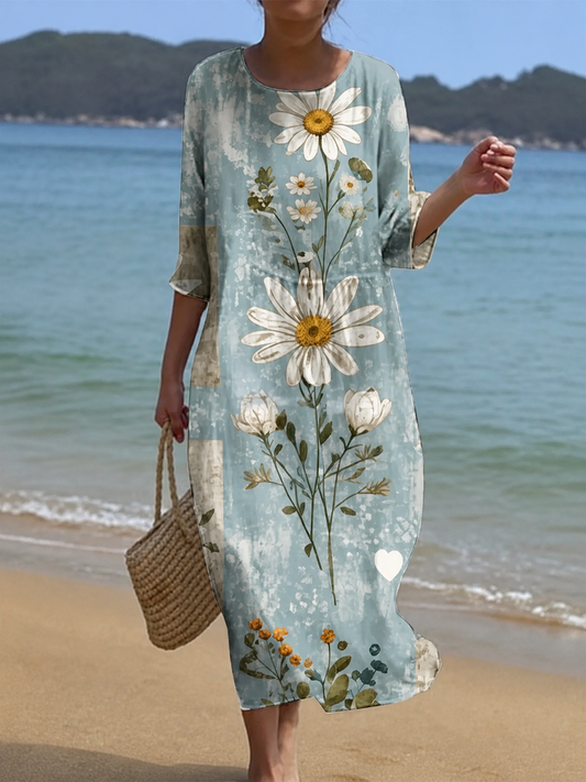 Maria Rosa | Vestido con diseño floral