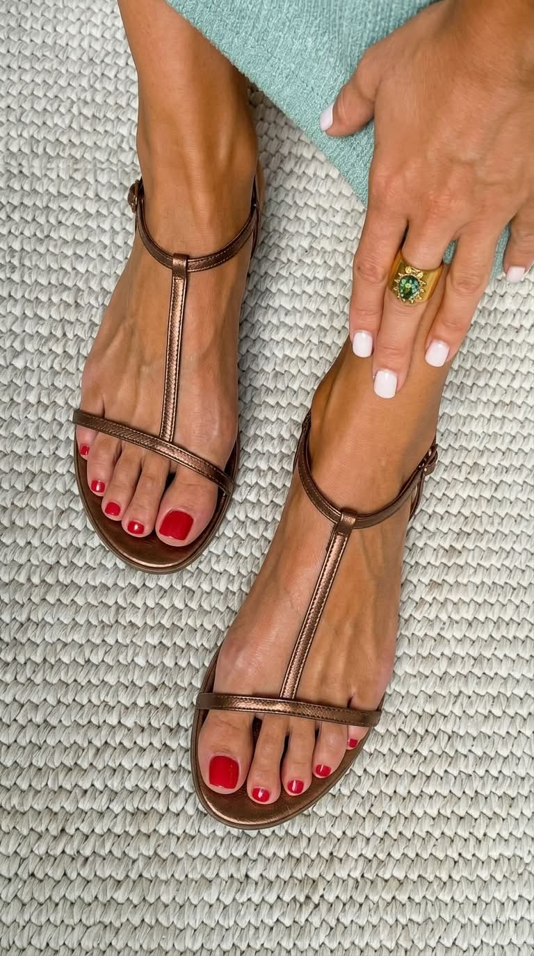 ROSALBA - Sandalias finas y cómodas