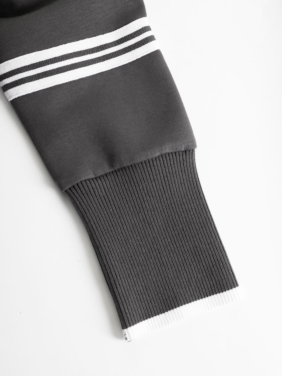 Priscilla - Conjunto deportivo elegante con sudadera de media cremallera