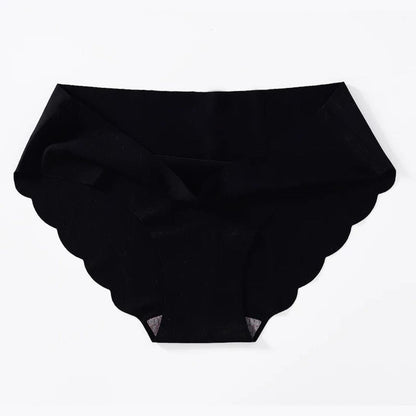 Bragas onduladas sin costuras de cintura media