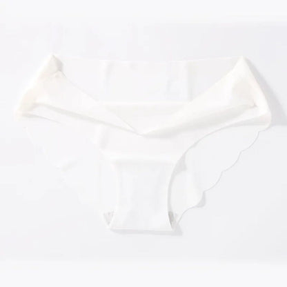Bragas onduladas sin costuras de cintura media