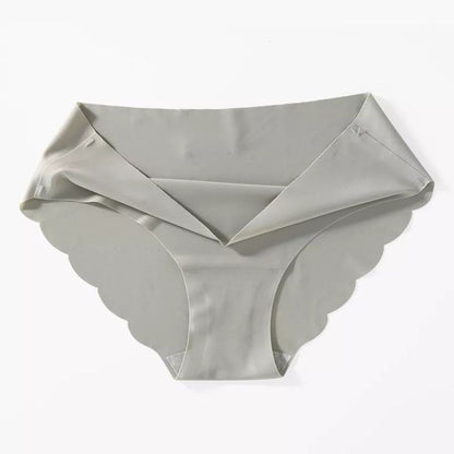 Bragas onduladas sin costuras de cintura media