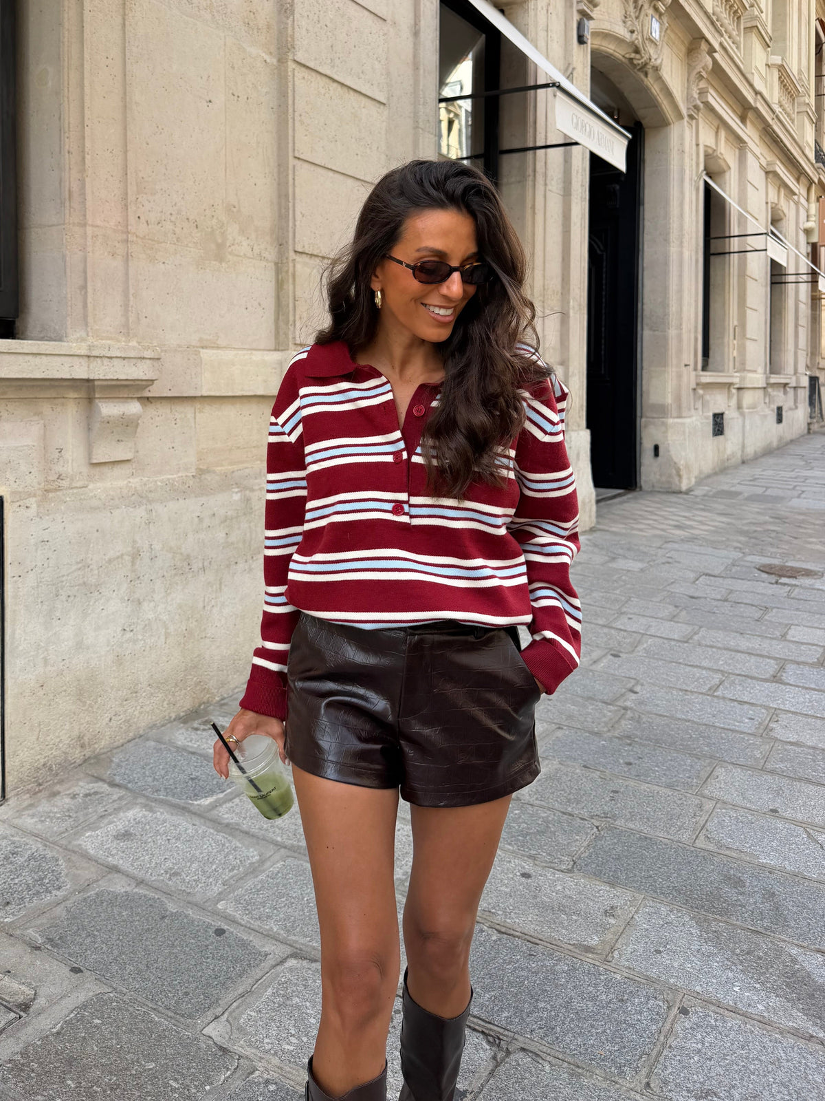 Polo rojo Bisou