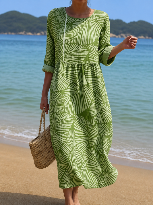 Erika | Vestido con diseño floral