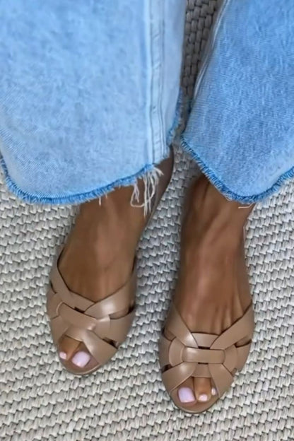 SERAFINA - Sandalias trenzadas Naturales Comfort