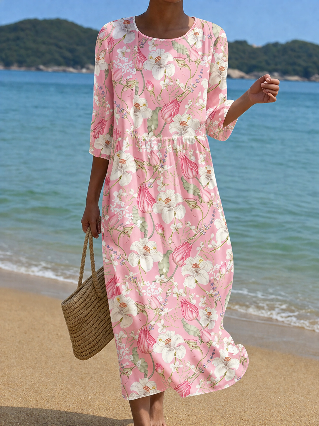 Marga | Vestido con diseño floral