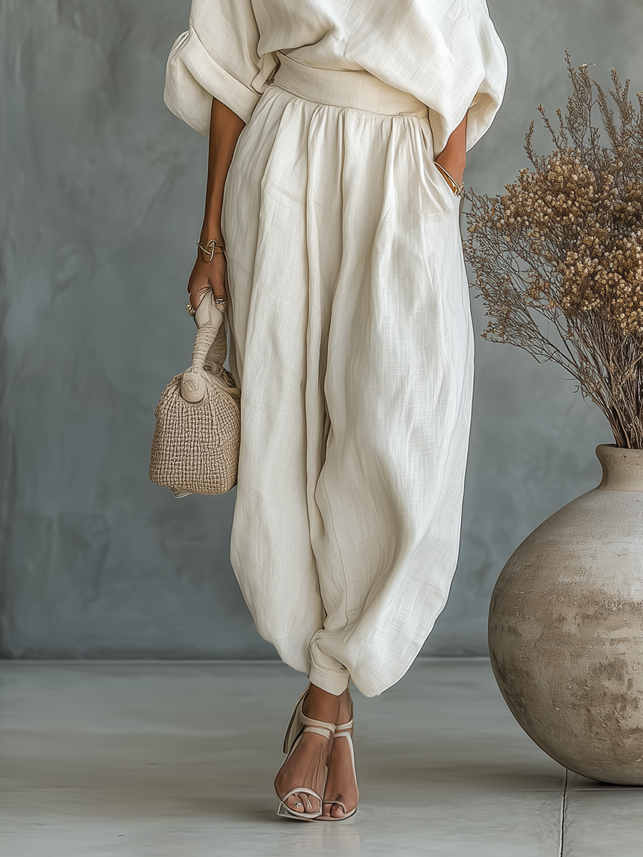 Lisa - Conjunto de lino con estilo propio
