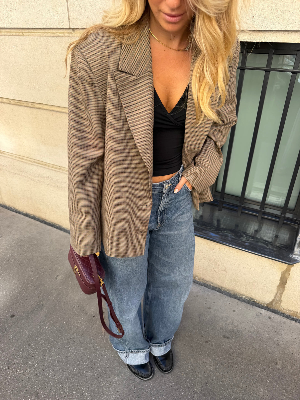 Blazer a cuadros Ella
