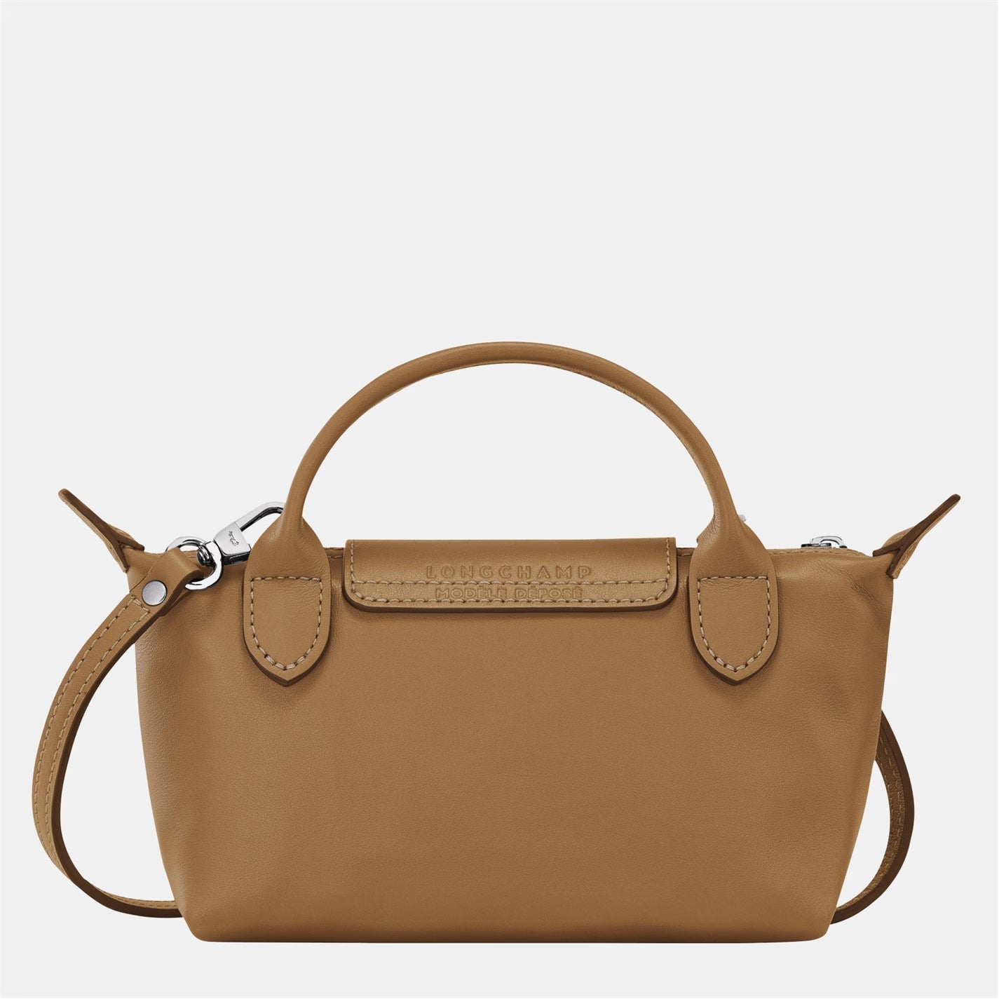 MINI BOLSO DE PIEL LONGCHAM| MARRÓN