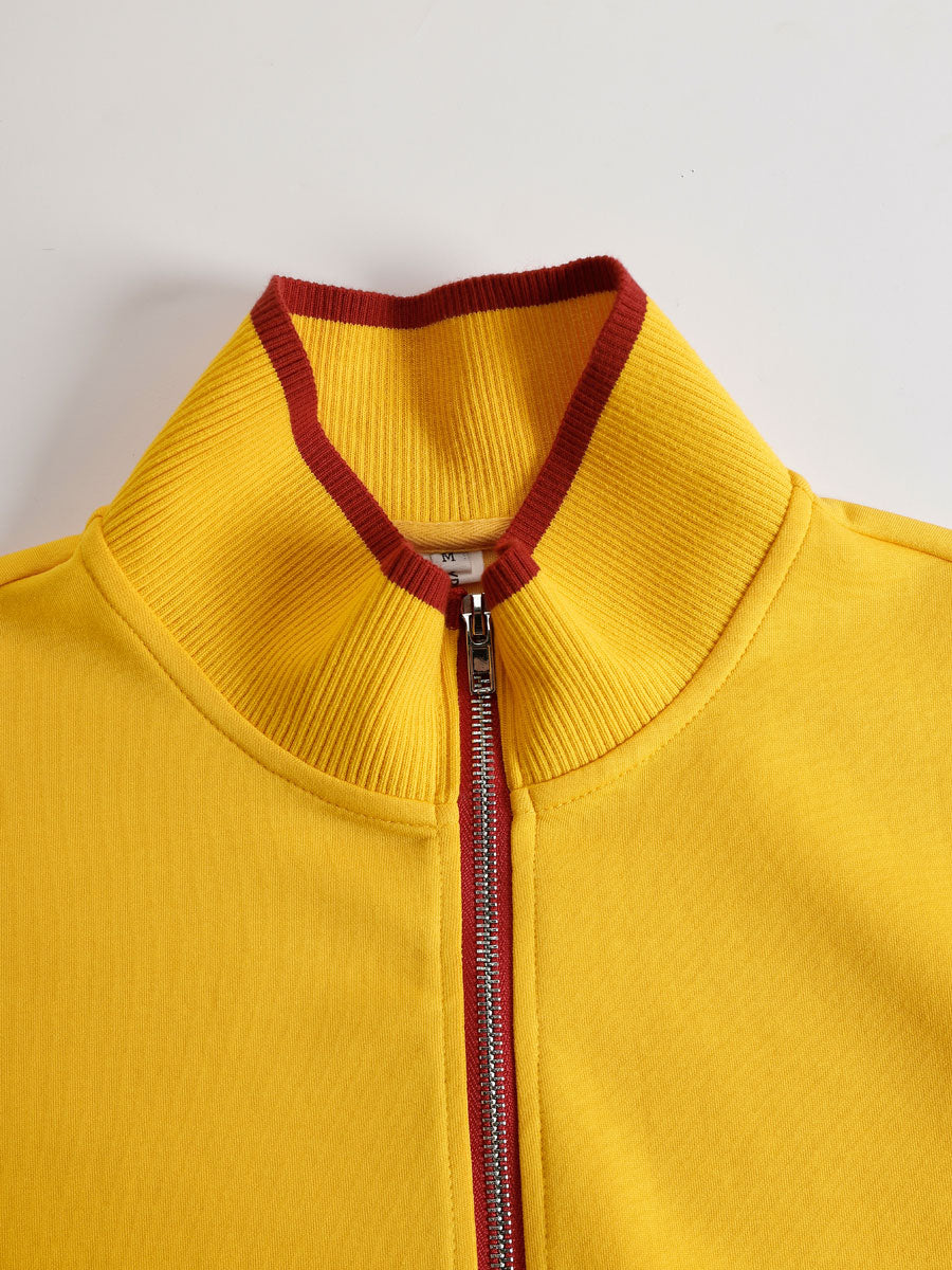 Priscilla - Conjunto deportivo elegante con sudadera de media cremallera