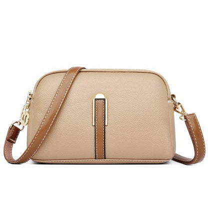 Bolso de hombro con textura de lichi