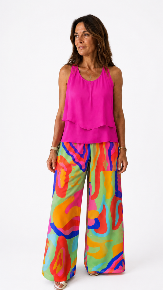 Maribel | Conjunto colorido y elegante