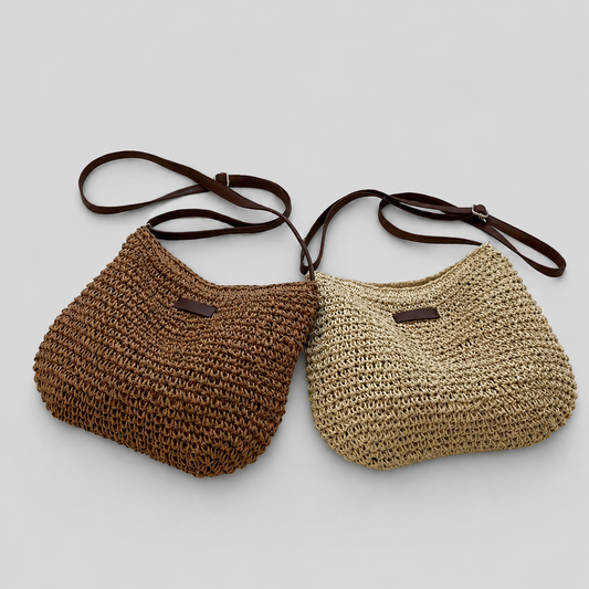 Bolso bandolera de paja