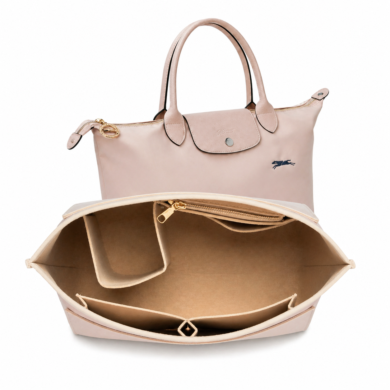 BOLSO TOTE GRANDE LONGCHAM | BEIGE CLARO