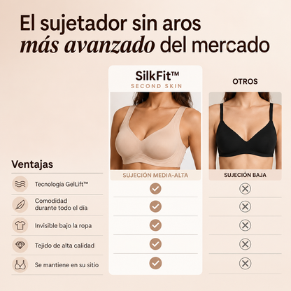 SilkFit™ Sujetador Segunda Piel - Sin Aros