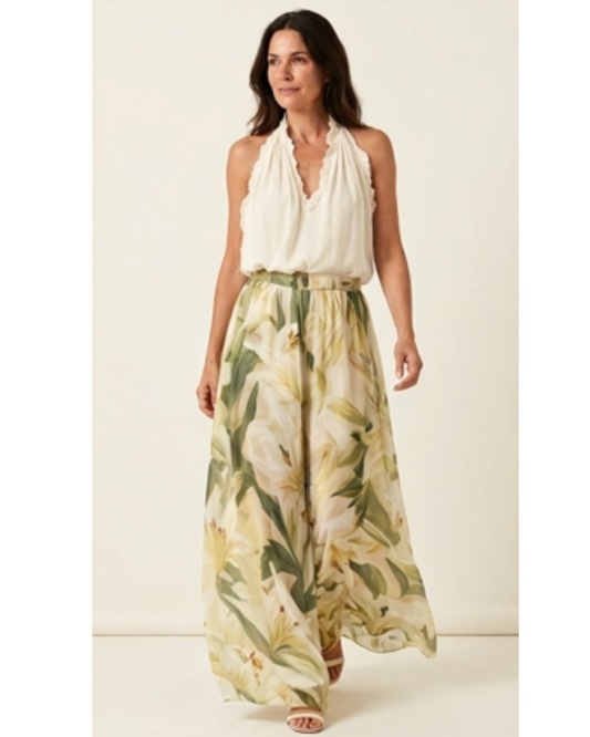 Savage | Elegante conjunto ligero con estampado floral