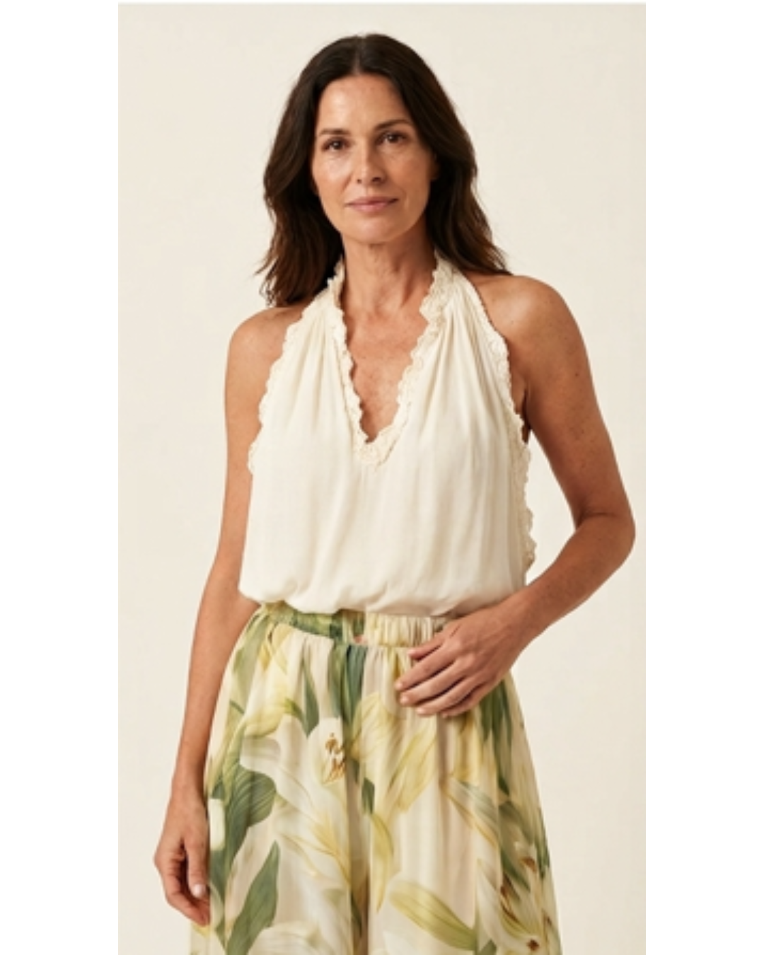 Savage | Elegante conjunto ligero con estampado floral
