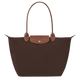 BOLSO TOTE GRANDE LONGCHAM | MARRÓN OSCURO