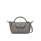 MINI BOLSO DE PIEL LONGCHAM | GRIS