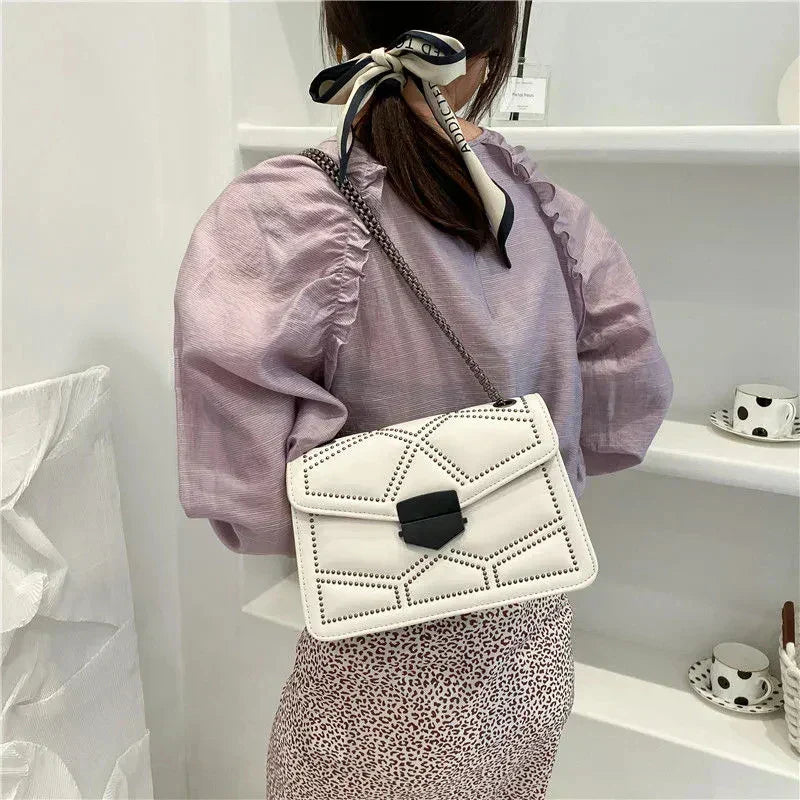 Bolso de hombro elegante - Cuero de PU de moda