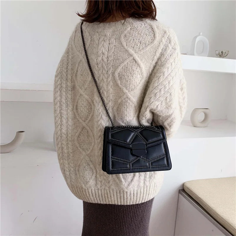 Bolso de hombro elegante - Cuero de PU de moda