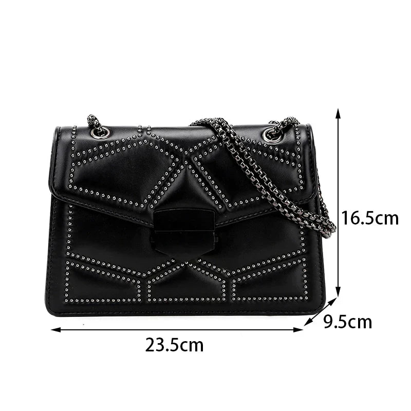 Bolso de hombro elegante - Cuero de PU de moda