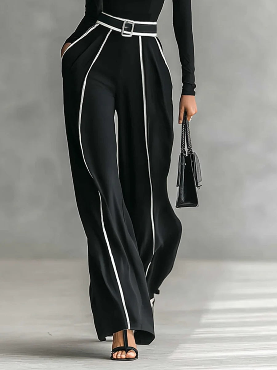 Vera - Elegante conjunto con detalles en contraste