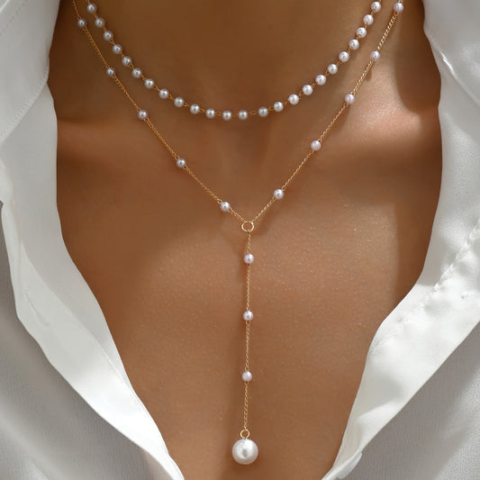 COLLAR CON PERLAS