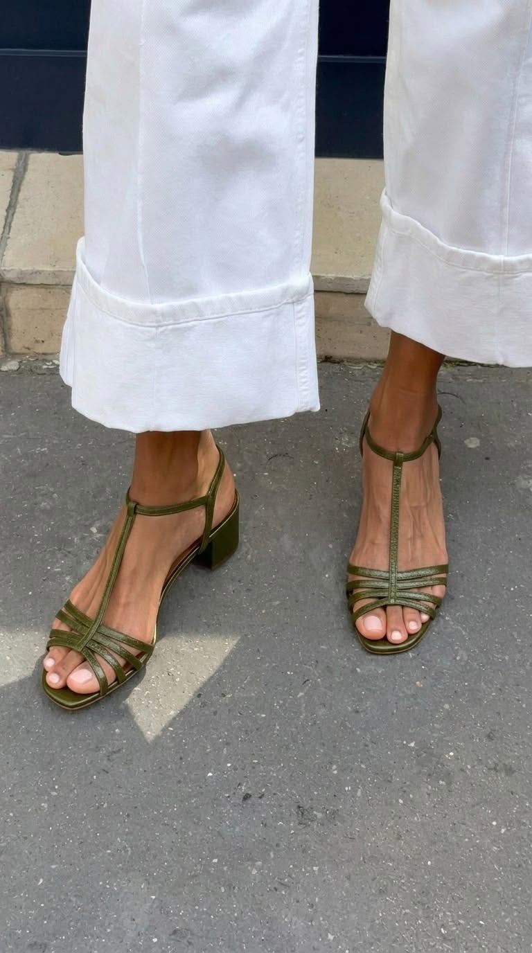 Allegra | Sandalias doradas. Elegancia para el día a día