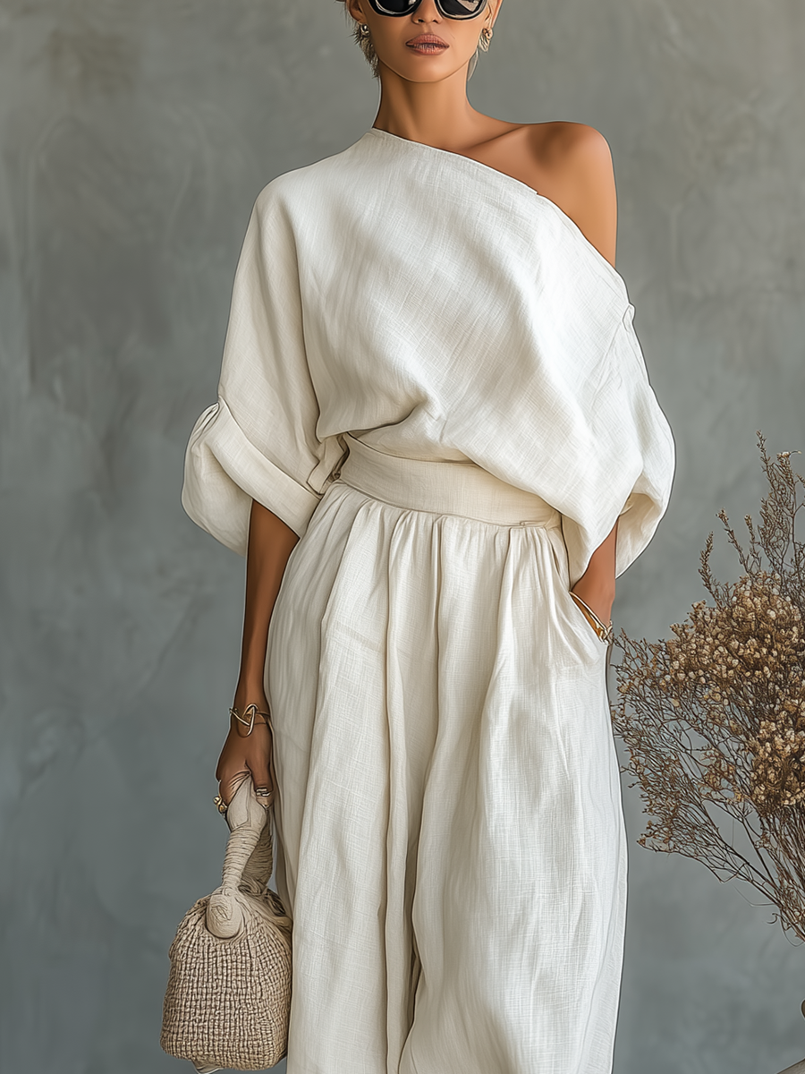 Lisa - Conjunto de lino con estilo propio