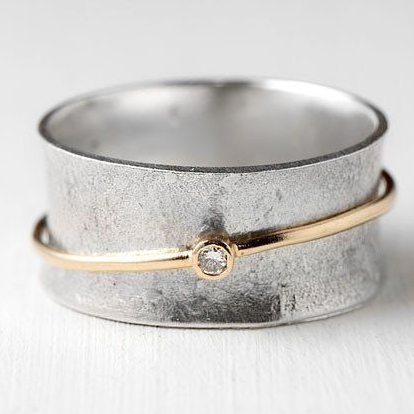 Promesse Eternelle™ | Anillo de Plata y Oro