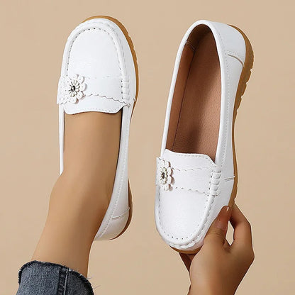 Lena™ | Zapato de cuero cómodo con suela blanda