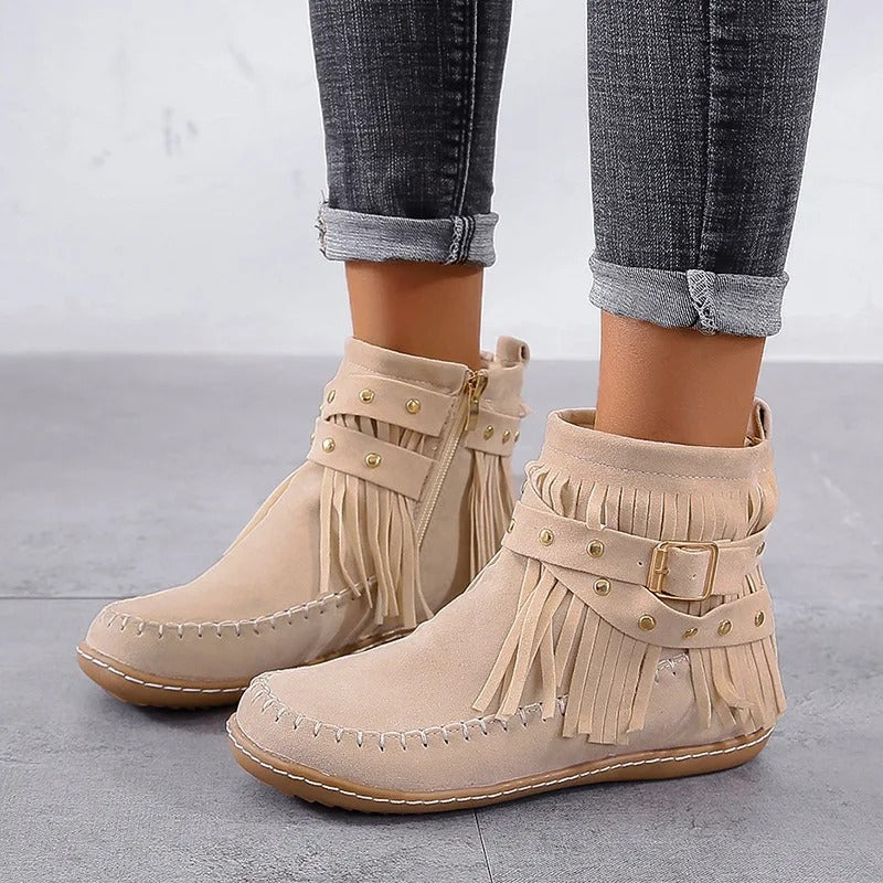 BOTINES CON FLECOS