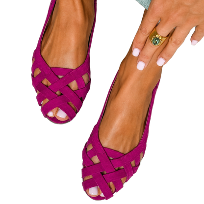 LUCE - Sandalias trenzadas de colores, cómodas