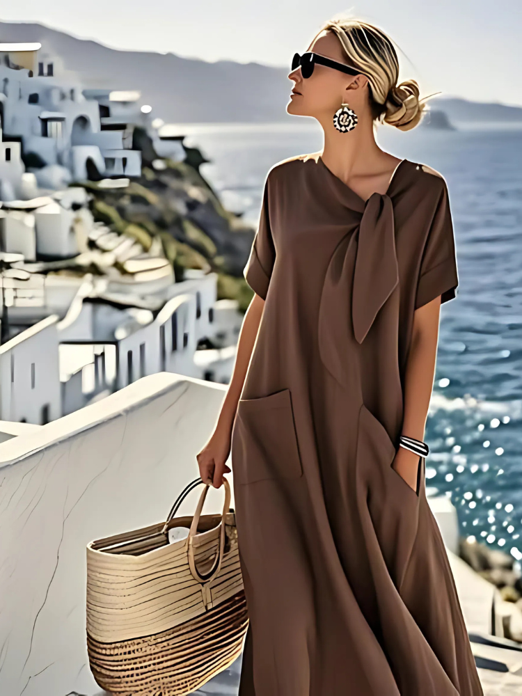 Ella - Vestido elegante de verano con bolsillos