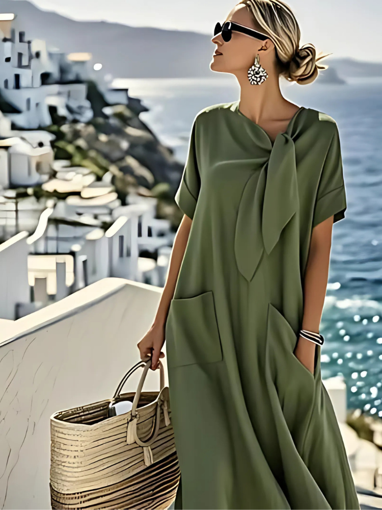 Ella - Vestido elegante de verano con bolsillos